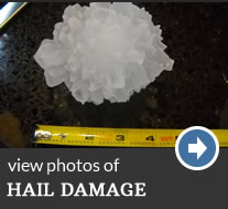 hail damage photos