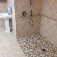 ADA Compliant Zero Entry Ceramic Tiled Shower