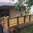 New Cedar Deck & Concrete Patio