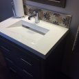Integrated Sink With Concealed Drain